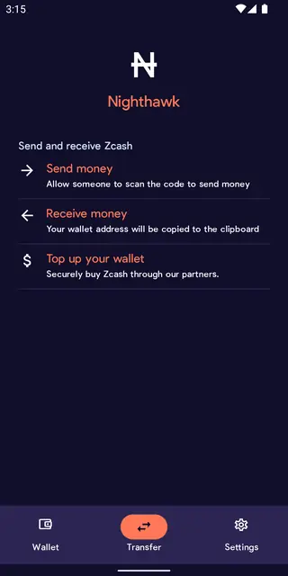 Screenshot 2 of Nighthawk Wallet