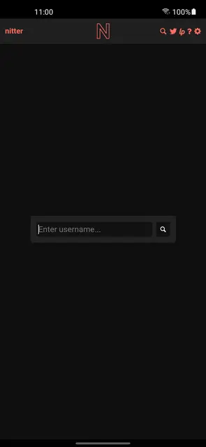 Screenshot 1 von Nitter for Android