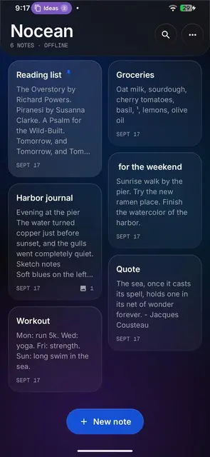 Screenshot 1 of Nocean