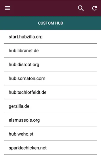 Screenshot 1 von Nomad - Hubzilla for Android
