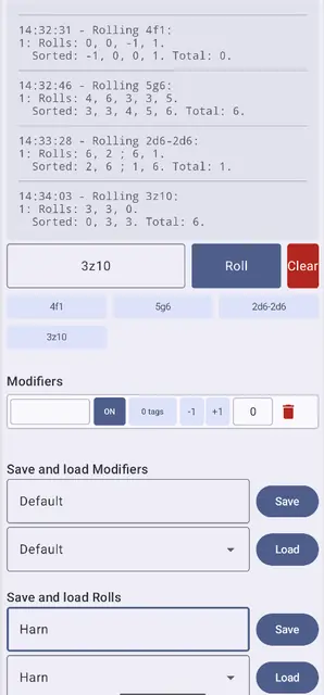 Screenshot 2 of Noppa Dice Roller