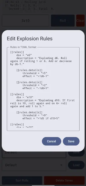 Screenshot 3 of Noppa Dice Roller