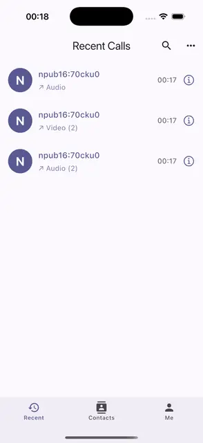 Screenshot 2 of NosCall