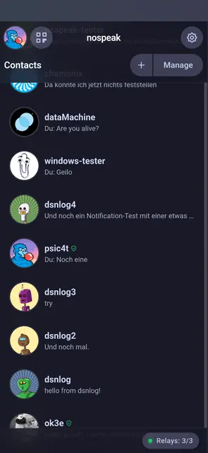 Screenshot 1 of nospeak