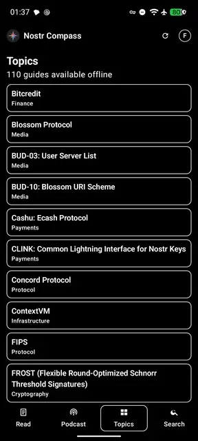 Screenshot 4 of Nostr Compass