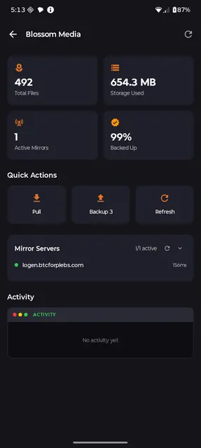 Screenshot 1 of Nostr Vault