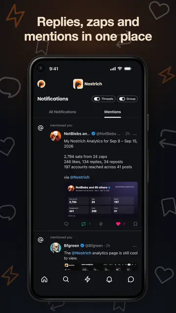 Screenshot 3 von Nostrich: Nostr Client