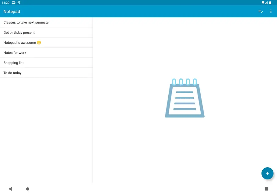 Screenshot 3 of Notepad