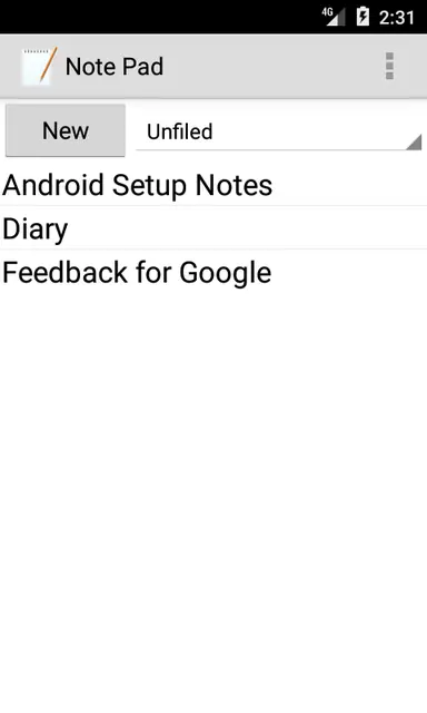 Screenshot 1 of NotePad