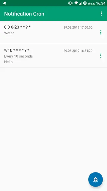Screenshot 1 von Notification Cron