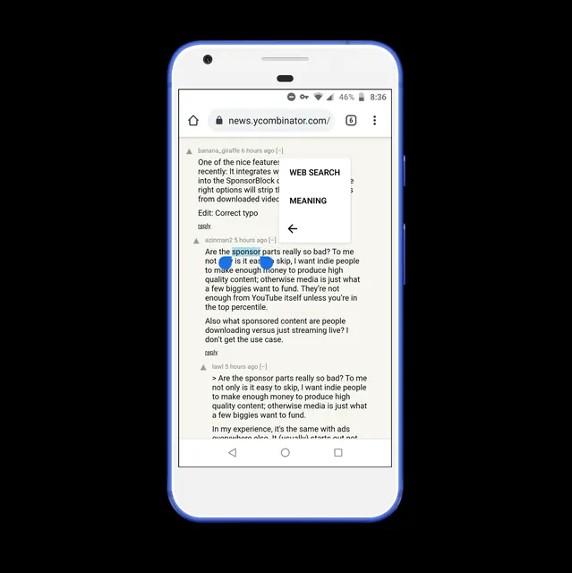 Screenshot 1 of Notification Dictionary