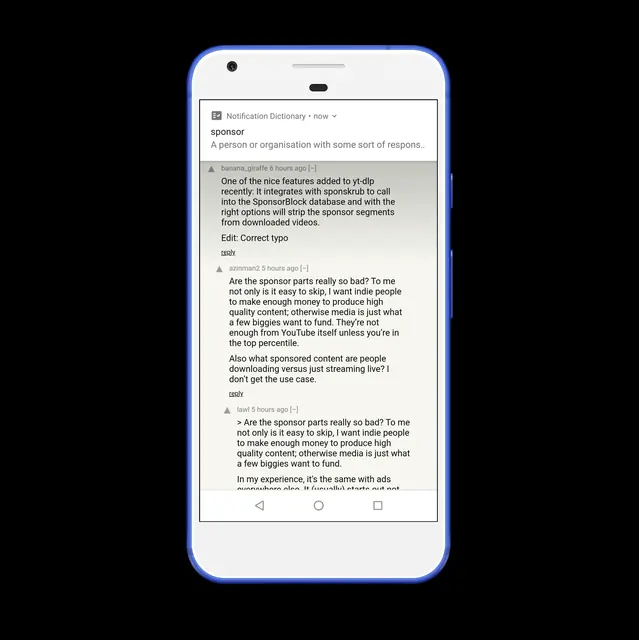 Screenshot 3 of Notification Dictionary