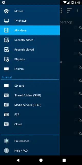 Screenshot 1 of NOVA Video Player