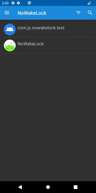 Screenshot 1 von NoWakeLock