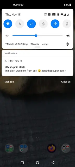 Screenshot 3 of ntfy - PUT/POST to your phone