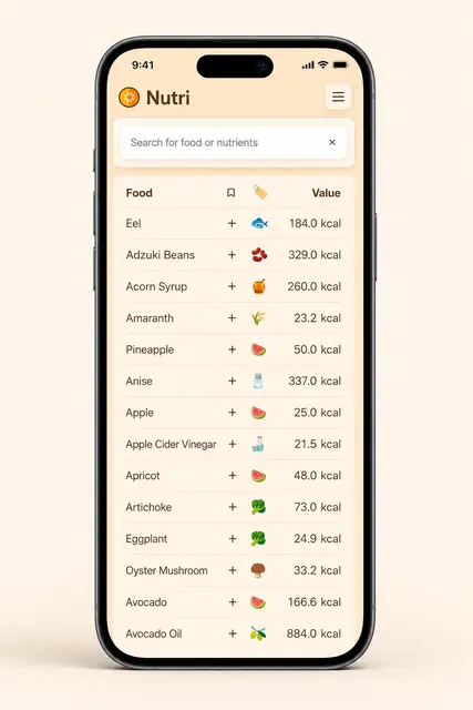 Screenshot 2 of Nutri