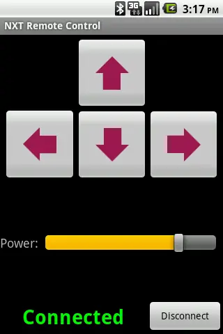Screenshot 1 of NXT Remote Control