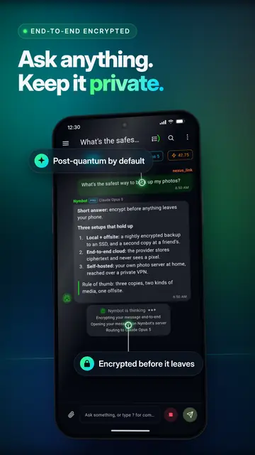 Screenshot 3 von Nymbot - Private AI Assistant