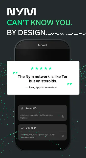 Screenshot 4 of NymVPN – Anonymous No-Log VPN