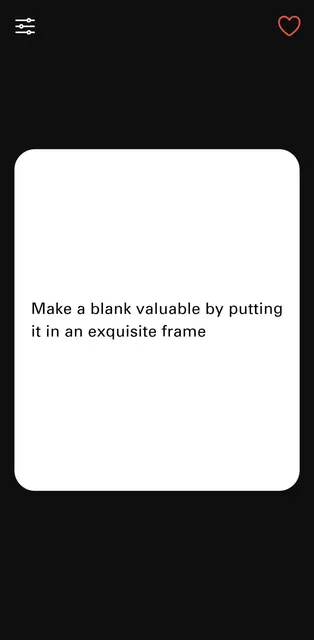 Screenshot 4 von Oblique Strategies
