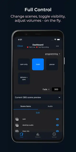 Screenshot 2 von OBS Blade