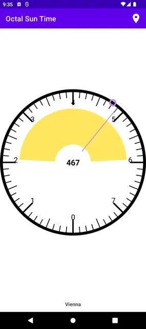 Screenshot 1 von Octal Sun Time