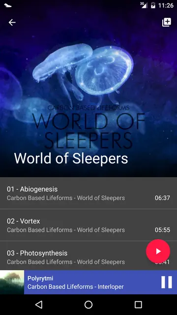 Screenshot 1 von Odyssey Music Player