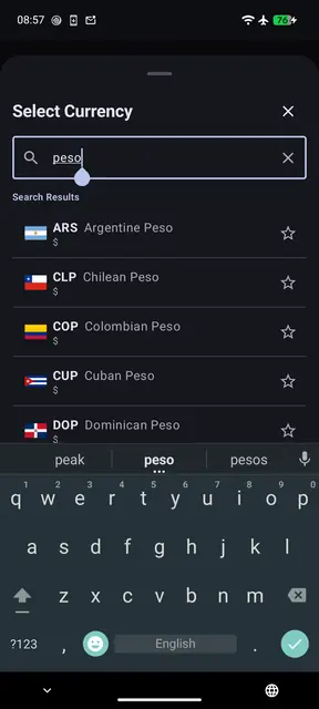 Screenshot 3 of Offline Currency Converter