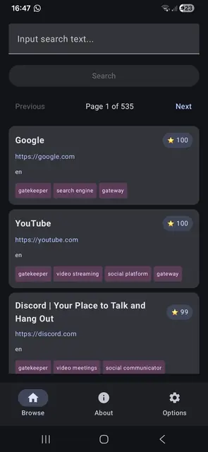 Screenshot 2 von Offline Web Search