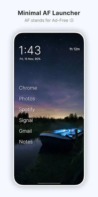 Screenshot 1 of Olauncher