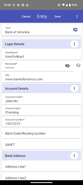 Screenshot 4 of OneKeePass