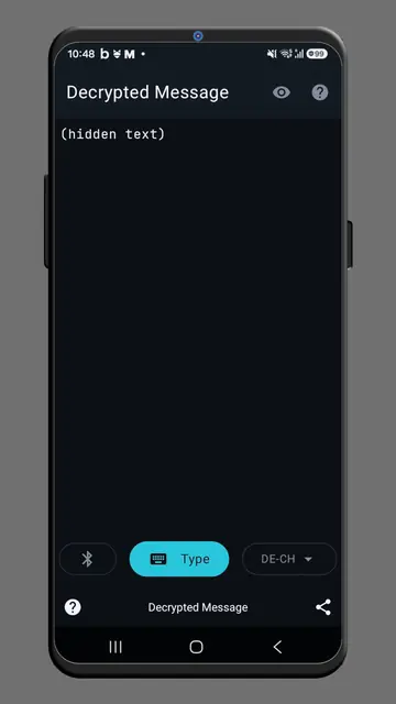 Screenshot 1 von OneMoreSecret