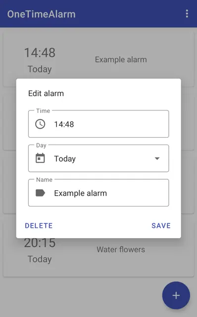 Screenshot 4 of OneTimeAlarm