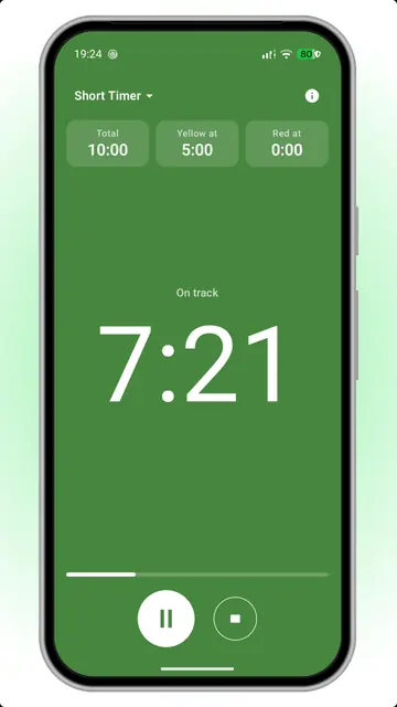 Screenshot 1 von OnTime - Presentation Timer