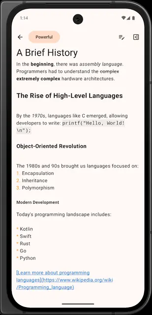 Screenshot 2 of Open Note