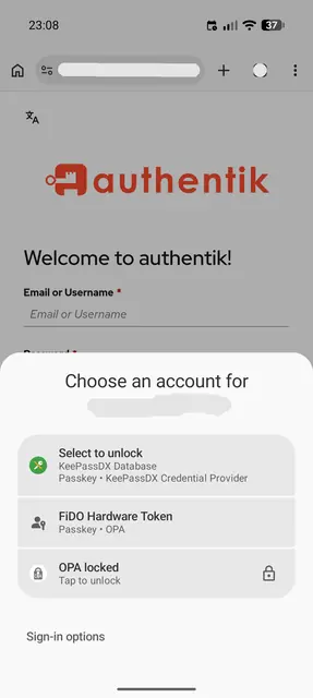 Screenshot 4 of Open Passkey Authenticator