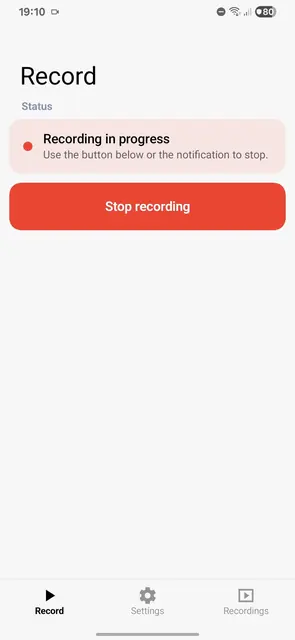 Screenshot 1 of Open Recorder