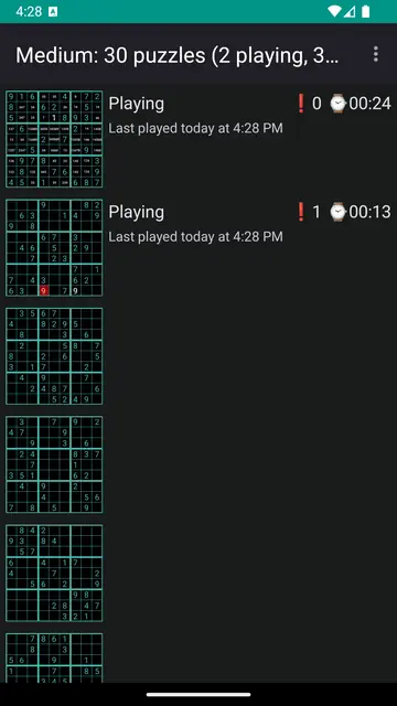 Screenshot 2 von Open Sudoku