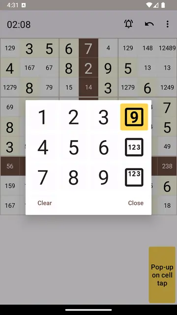 Screenshot 4 von Open Sudoku