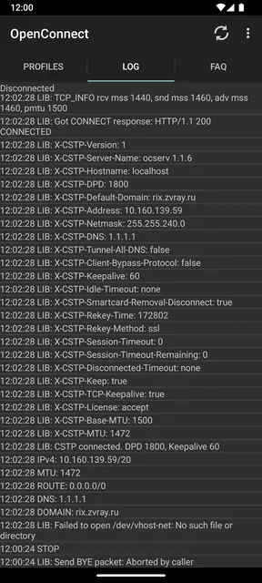Screenshot 2 von OpenConnect