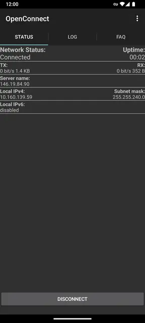 Screenshot 3 von OpenConnect