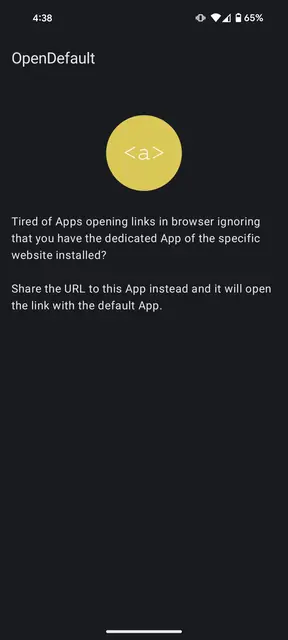 Screenshot 1 von OpenDefault