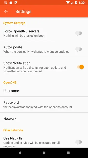 Screenshot 2 of OpenDNS Updater