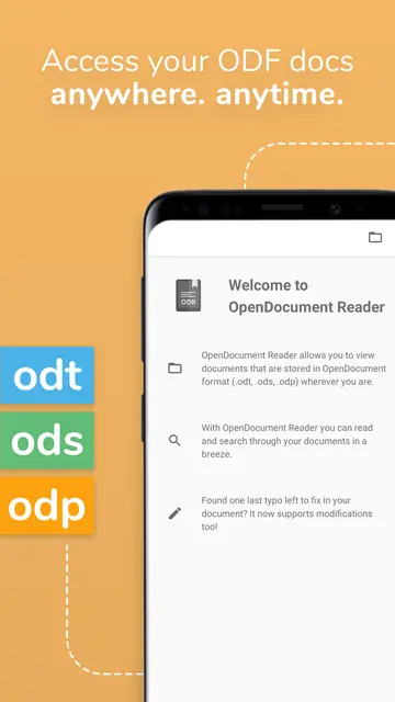 Screenshot 1 von OpenDocument Reader