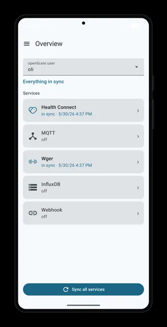 Screenshot 4 von openScale sync