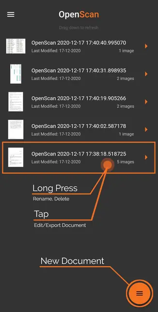 Screenshot 1 von OpenScan