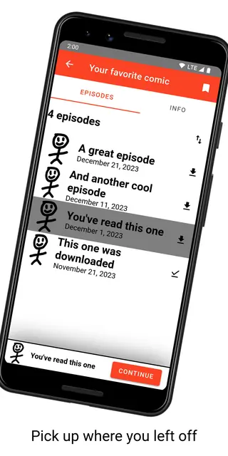 Screenshot 2 of OpenTapasReader