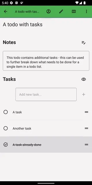Screenshot 4 of OpenTodoList