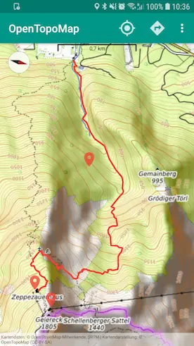 Screenshot 4 von OpenTopoMap Viewer