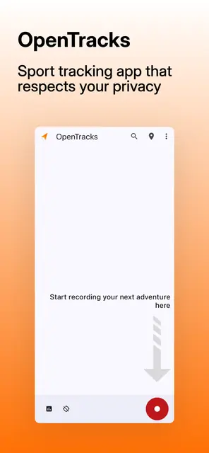 Screenshot 1 von OpenTracks (Reproducible build)